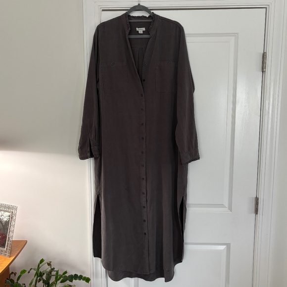 NEW Sundance GRAY Maxi Dress/Photo is olive green - Picture 4 of 15